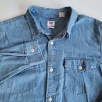 Levi's denim overhemd M blauw lange mouwen relaxed fit, Kleding | Heren, Blauw, Zo goed als nieuw, Levi’s, Halswijdte 39/40 (M)