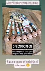 Handgemaakte speenkoorden naar wens 🤍, Katwijk, Kraamcadeau, Nieuw, Ophalen of Verzenden
