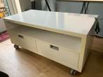 Ikea Basta Jagra TV Meubel , wit, gebruikt., Huis en Inrichting, Kasten | Televisiemeubels, Ophalen, Kunststof, Gebruikt, 100 tot 150 cm
