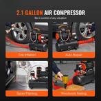 Luchtcompressor - 9L/35L - Fluistercompressor, Doe-het-zelf en Verbouw, Compressors, Verzenden, 10 bar of meer, Nieuw, Minder dan 200 liter/min