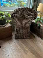 Rotan stoel, Huis en Inrichting, Stoelen, Ophalen of Verzenden, Zo goed als nieuw, Bruin, Eén