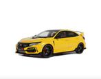 Honda Civic Type R FK8 Euro Spec Geel 2020 OTTO 1/18 OT1093, Hobby en Vrije tijd, Modelauto's | 1:18, Verzenden, Nieuw, Auto, OttOMobile