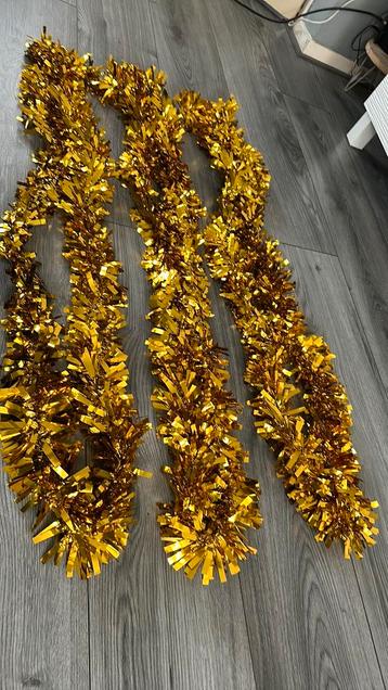 Laatste ‼️ 3x2 meter goud kerstversiering te koop nieuw ‼️‼️ beschikbaar voor biedingen