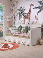 Monte kajuitbed/ bedbank (met slaaplade) - Wit/beige, Kinderen en Baby's, Kinderkamer | Bedden