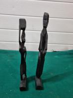 beelden tali wood man en vrouw, Ophalen of Verzenden