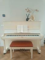 Crèmekleurige Samick Piano, Ophalen, Wit, Hoogglans