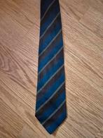 Blauw/bruine zijde Van Gils stropdas ***zgan***, Kleding | Heren, Stropdassen, Blauw, Zo goed als nieuw, Met patroon, Van Gils