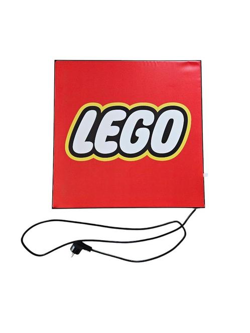 Lego logo LED frame 50x50 cm + ophang systeem, Verzamelen, Merken en Reclamevoorwerpen, Nieuw, Lichtbak of (neon) lamp, Ophalen of Verzenden