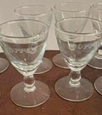 Hoppe borrelglaasjes 8 stuks, Verzamelen, Glas en Borrelglaasjes, Ophalen of Verzenden, Zo goed als nieuw, Borrel- of Shotglas