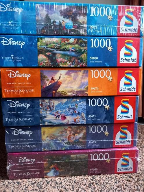 6x nieuwe puzzel Thomas Kinkade Walt Disney Dreams, Hobby en Vrije tijd, Denksport en Puzzels, Nieuw, Legpuzzel, 500 t/m 1500 stukjes