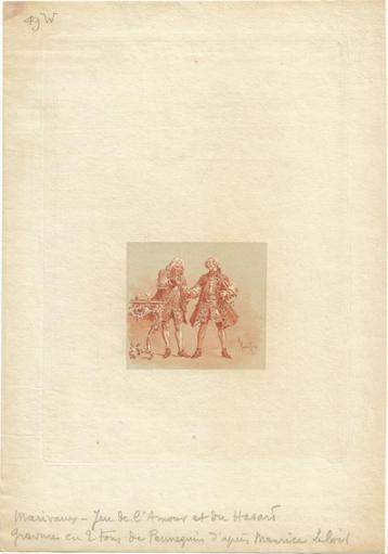 Edmond Jules Pennequin ontwerp "Jeu de l'Amour et du Hasard" beschikbaar voor biedingen