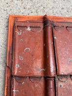 1400 stuks dakpan Tuile du Nord bruin geglazuurd 29.5x21cm., Ophalen, Overige materialen, Gebruikt, Overige typen