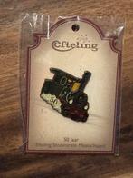 Efteling pin 50 jaar Stoom maatschappij op kaartje, Verzamelen, Ophalen of Verzenden, Zo goed als nieuw, Button of Speldje