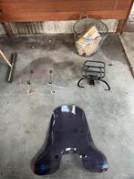 Windscherm (doorzichtig) & Achterrek - Scooter Onderdelen, Fietsen en Brommers, Ophalen, Gebruikt, Overige typen, Overige merken