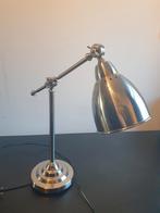 Tafellamp bureaulamp ikea industrieel industral zilver, Huis en Inrichting, Lampen | Vloerlampen, Ophalen, Zo goed als nieuw, Minder dan 100 cm