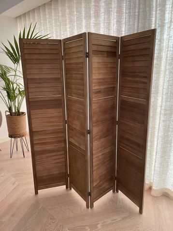 LW Collection Houten Kamerscherm / Roomdivider beschikbaar voor biedingen