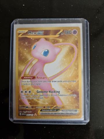 Pokemon mew EX gold beschikbaar voor biedingen