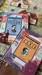 Mijlpalen in de wetenschap Thomas Edison & Marie Curie, Ophalen of Verzenden, Zo goed als nieuw