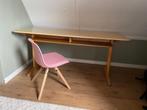 Retro Schoolbank + stoel, Ophalen of Verzenden, Zo goed als nieuw, Bureau