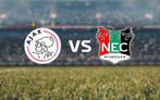 Ajax - Nec Nijmegen, 3 kaarten te koop, vak 114, Twee personen, Februari