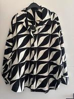 Vero Moda satijnen blouse all-over print maat XL, Vero Moda, Zwart, Maat 46/48 (XL) of groter, Nieuw