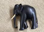 Houten Olifant Beeld Handgesneden, Ophalen of Verzenden