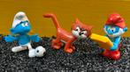 3 smurfen in 1 koop voetbal grote smurf Azraël AH, Ophalen of Verzenden, Zo goed als nieuw, Verschillende Smurfen