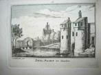 062 / Haarlem  de Zeylpoort   Kopergravure  18e Eeuw, Antiek en Kunst, Ophalen of Verzenden