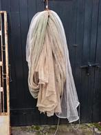 Oud Vintage Visnet Creme Groen M met Lood, Tuin en Terras, Tuinwanddecoratie, N, Ophalen of Verzenden, N, N