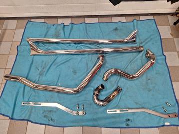 Harley hd Mexican vicla chicano style fishtail uitlaten beschikbaar voor biedingen