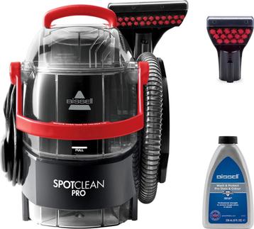 TE HUUR: Bisell Spotclean PRO tapijtreiniger/meubelreiniger beschikbaar voor biedingen