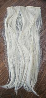 Lichtblond clip-in haarstuk 60 cm, Ophalen of Verzenden, Nieuw, Pruik of Haarverlenging