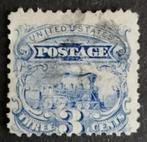 USA nr. 28 Baldwin Locomotief 1869, Postzegels en Munten, Postzegels | Amerika, Ophalen of Verzenden, Gestempeld, Noord-Amerika