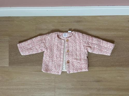 Z.g.a.n. Gevoerd vestje / jas, lichtroze, Zara, maat 74 / 80, Kinderen en Baby's, Babykleding | Maat 74, Zo goed als nieuw, Meisje