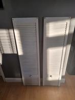 Witte louvre deurtjes, Ophalen, Gebruikt, Wit, Aardewerk of Porselein