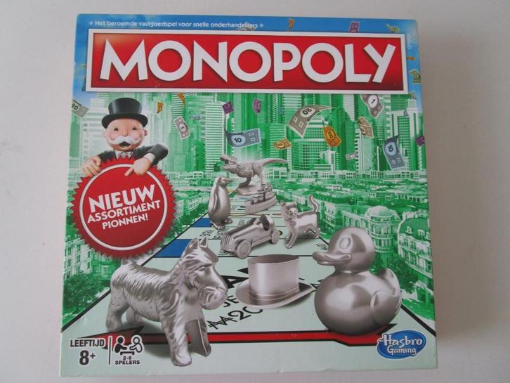 Monopoly, van Hasbro, Hobby en Vrije tijd, Gezelschapsspellen | Bordspellen, Gebruikt, Ophalen of Verzenden
