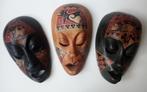 Afrikaanse maskers decoratie / per stuk, Antiek en Kunst, Kunst | Niet-Westerse kunst, Ophalen