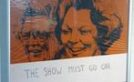 Leve de koningin ! - the show must go on (ingelijst, popart), Ophalen