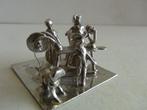 Miniatuur zilver EU3 gezin + spinnewiel zilveren miniaturen, Zilver, Verzenden