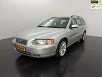 Volvo V70 2.4D AUT Edition Sport / Dakraam / volledig onderh, Zwart, 179 €/maand, 1553 kg, Leder en Stof