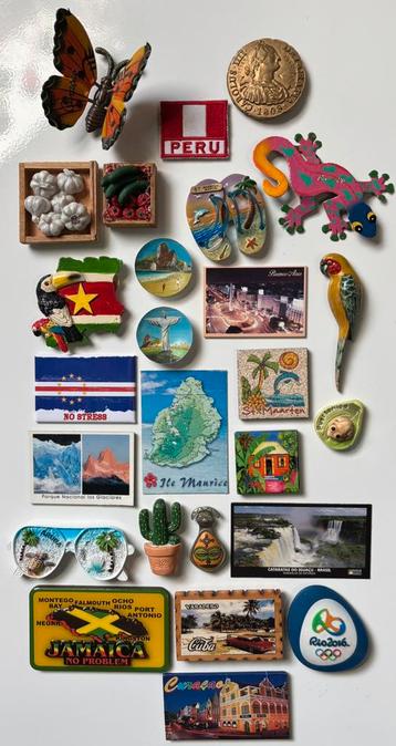 Koelkastmagneten uit de Carribean en Zuid-Amerika NR 1 beschikbaar voor biedingen