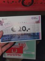 Hotel giftcard 20 euro korting, Kortingsbon, Overige typen