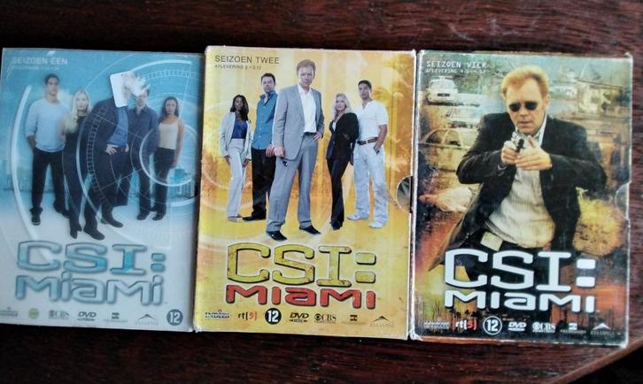 CSI miami 3 dvd boxen compleet, 3 boxen, origineel, Cd's en Dvd's, Dvd's | Tv en Series, Zo goed als nieuw, Actie en Avontuur