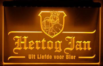 HERTOG JAN 'uit liefde voor bier' 3D ledverlichting lamp  beschikbaar voor biedingen