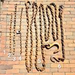 IJzeren kettingen, Doe-het-zelf en Verbouw, Metalen, Ophalen of Verzenden, Gebruikt, IJzer