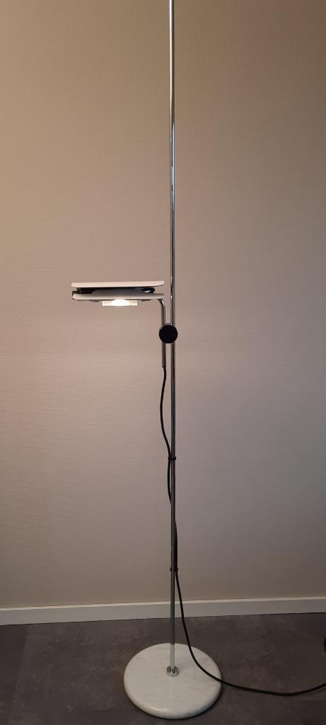 Design vloerlamp, Huis en Inrichting, Lampen | Vloerlampen, Zo goed als nieuw, 150 tot 200 cm, Metaal, Overige materialen, Ophalen