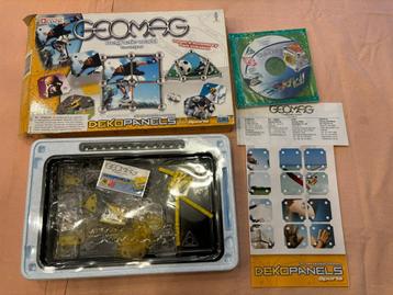 Geomag dekopanels set compleet als nieuw met gele magneten! beschikbaar voor biedingen