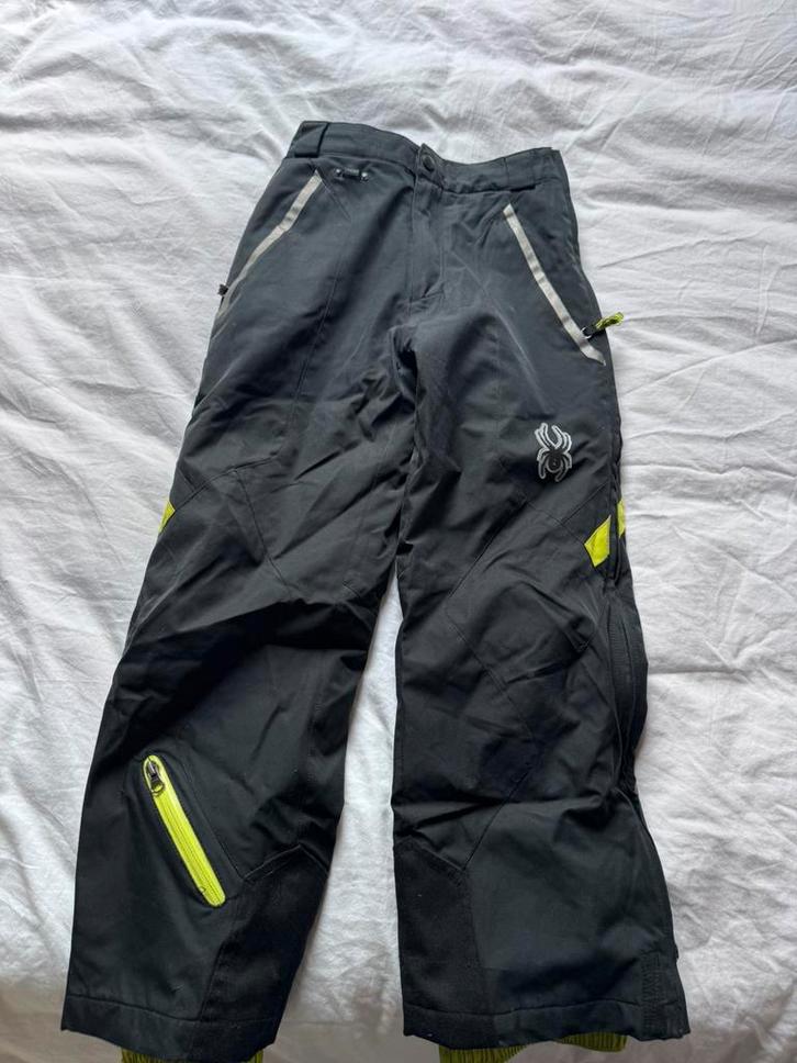 Spyder kinder skibroek /snowboardbroek-maat 140 – zwart/geel, Motoren, Kleding | Motorkleding, Laarzen, Tweedehands, Ophalen