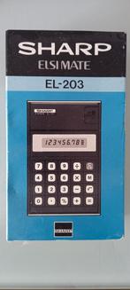 Sharp EL-203 Elsimate rekenmachine, Verzamelen, Elektronische Apparatuur, Ophalen of Verzenden