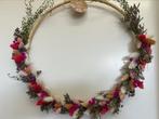 Droogbloemen krans, Huis en Inrichting, Woonaccessoires | Kransen, Ophalen of Verzenden, Zo goed als nieuw